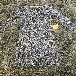Lilly Pulitzer Navy and White Mini Dress